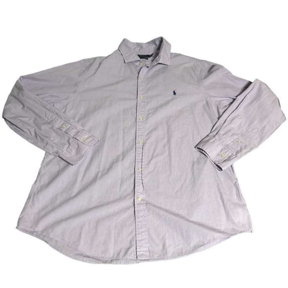 Polo Ralph Lauren Shirt Mens Adult‎ Size XXLTTG Slim fit  💯 cotton w blu…